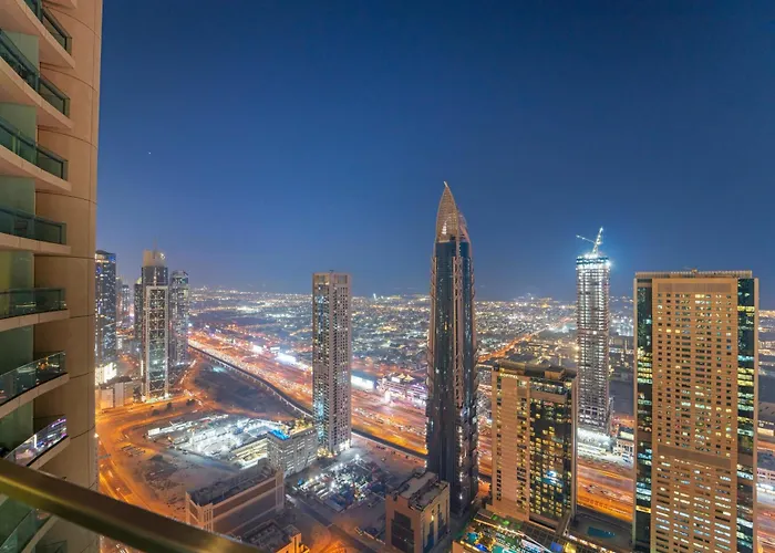 First Class 2Br With Full Dubai Skyline & Sea View